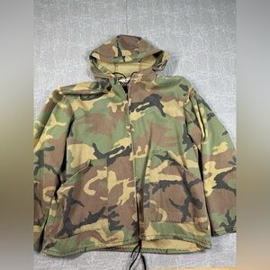 Vintage Field N Forest Men’s‎ Camo Hunting Jacket Hooded Made in USA Size XL